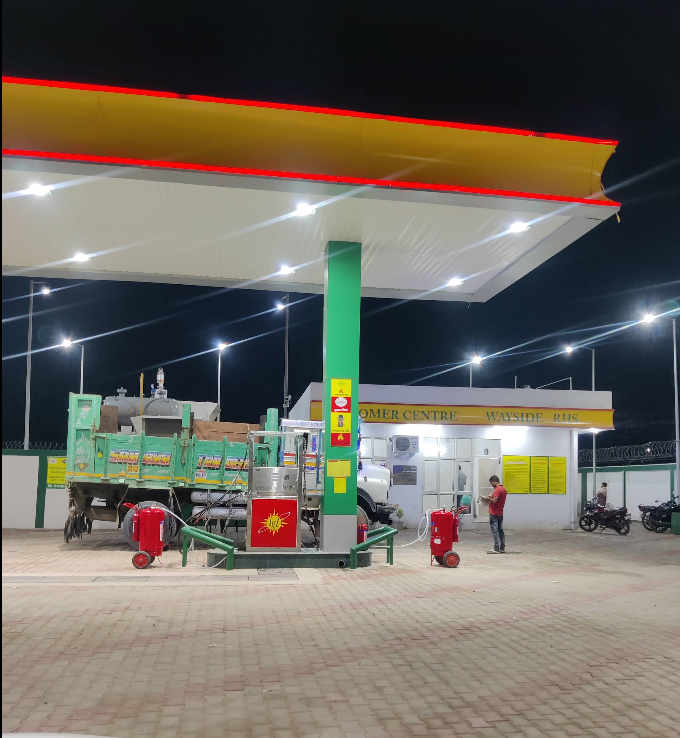 CNG and petrol pump nearby